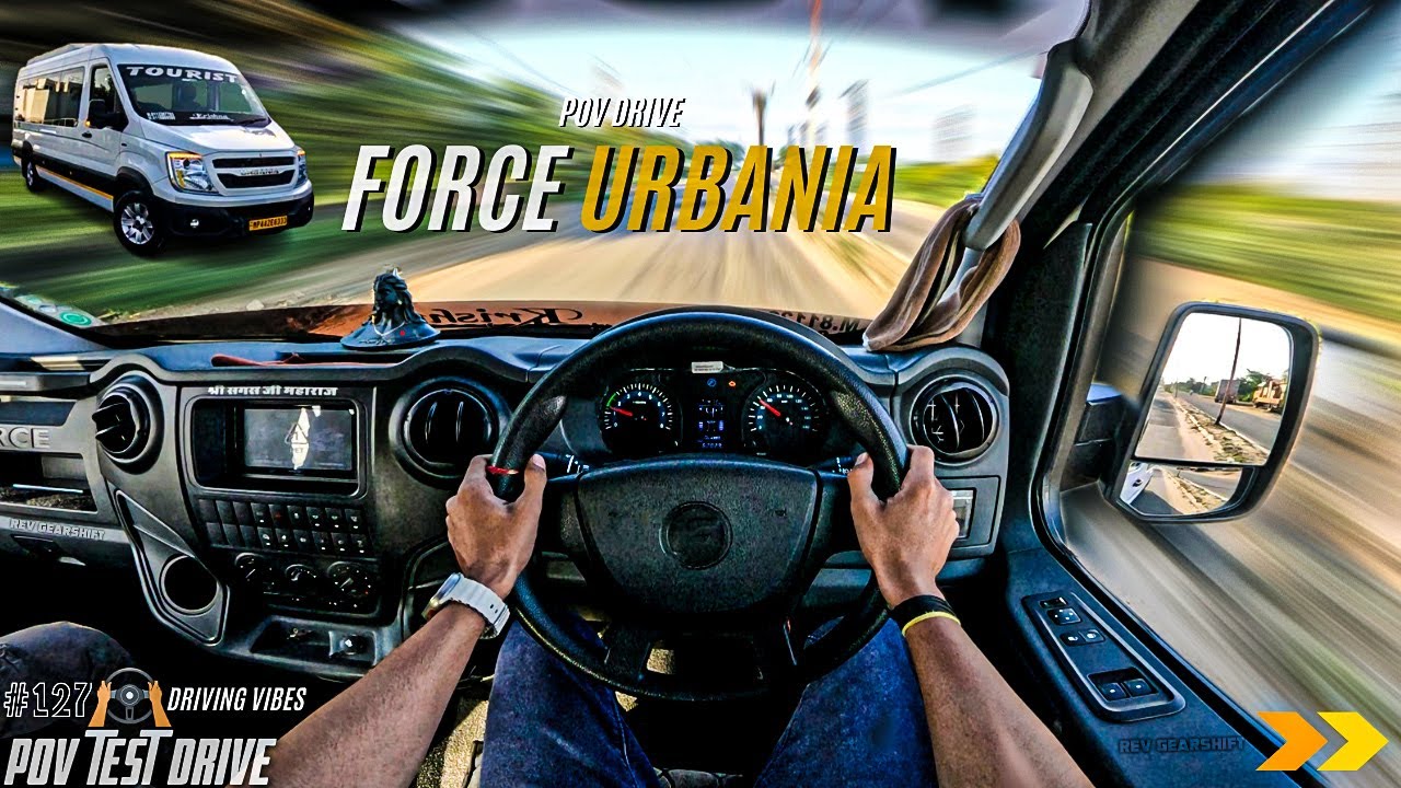 2025 FORCE URBANIA | 17STR | 2.6L 114BHP | POV Drive #127 | URBANIA | VAN | 4K | #urbania