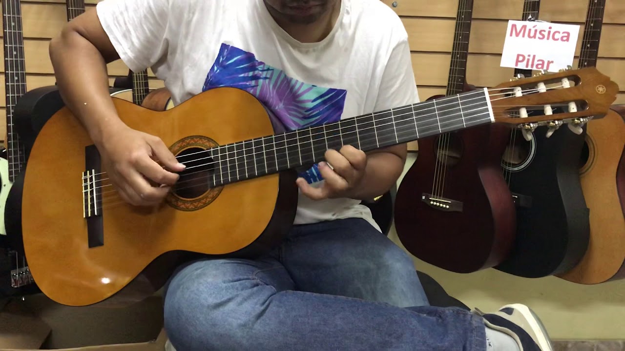 Guitarra Criolla Clasica Yamaha C40 Musica Pilar - YouTube