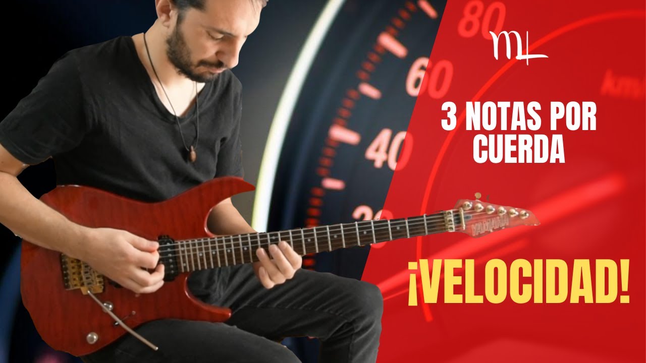Piensa las escalas 3 NOTAS POR CUERDA | Matias Lupari