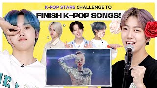 Can Kpop Group finish the lyrics of TWICE, MONSTA X, RED VELVET & NCT DREAM?| FLC | CRAVITY