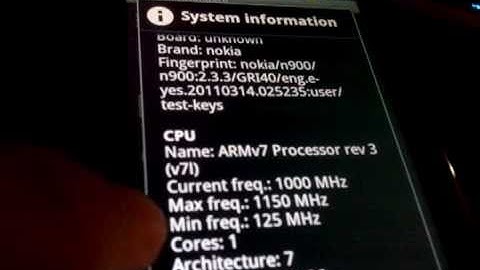 [Stress Test] Quadrant Score For Nokia N900 Running Android 2.3.3 Gingerbread