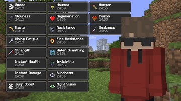 MINECRAFT BUT EVERY MINUTE WE GET A RANDOM POTION EFFECT!