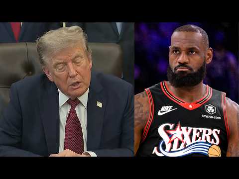 Donald Trump says maybe LeBron is racist after signing with 76ers & calls MJ GOAT