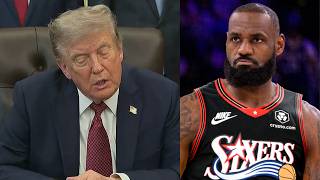Donald Trump says maybe LeBron is racist after signing with 76ers & calls MJ GOAT