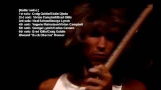 Hear N' Aid 'Stars' (With Lyrics and Singers/Guitarists listed)
