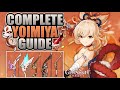 YOIMIYA - Complete Guide - 3★/4★/5★ Weapons, Build, Artifacts, Mechanics & Showcase | Genshin Impact