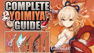 YOIMIYA - COMPLETE GUIDE - 3★/4★/5★ Weapons, Build, Artifacts, Mechanics & Showcase | Genshin Impact