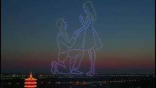 The official response to the 520 drone fireworks appointment to Tongguan Kiln in Changsha. Someo