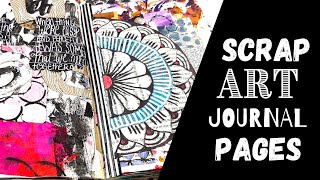 scrap art journal pages