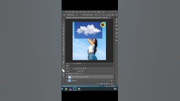 How to add realistic clouds in photoshop#trending #viral #learning #shorts #photoshop #photoshopcc