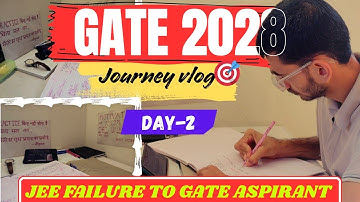 Day 2 of my GATE 2028 journey 🏆| A Day in the life of GATE ASPIRANT |#iitbombay #studyvlog #gate2028