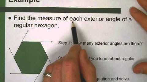 Polygon Basics - Part 3 (Exterior Angles and Polygons)