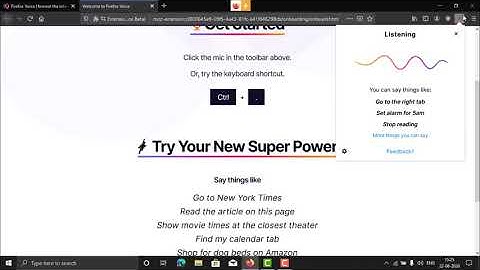 How To Browse The Web With Voice || How To Use Firefox Voice || How To Enable Firefox Voice