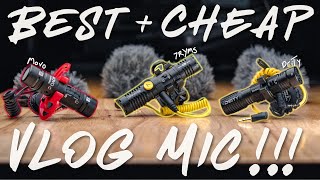 $50 Vlog Mics Compared! (Deity D4 Duo, 7RYMS Minbo M2, Movo DoubleMic)