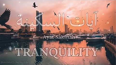آيات السكينة || مع رابط التحميل الصوتي في خانة الوصف || للقارئ احمد النفيس