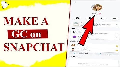 How to Make a gc on Snapchat in Android/iPhone || How to Create a Group Chat on Snapchat