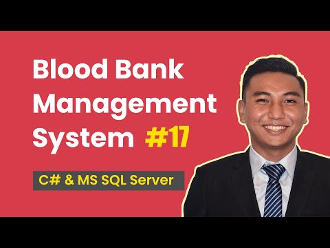 17. Create Blood Bank Management System in C# (Design Login Form in Microsoft Visual Studio)
