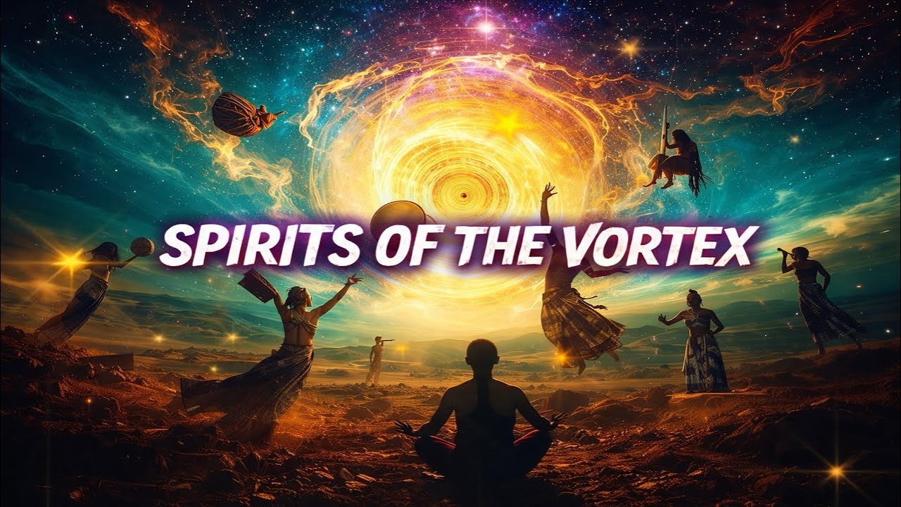 Spirits of the Vortex – Psychedelic Tribal Lyric Video | Hypnotic Ritual Vibe