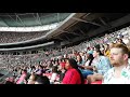 BTS Wembley D1 - fans singing Mic Drop before the show