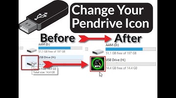 How to Change Drive icon of Pendrive | Storage Device