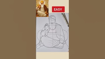 Easy Gurunanak devji drawing