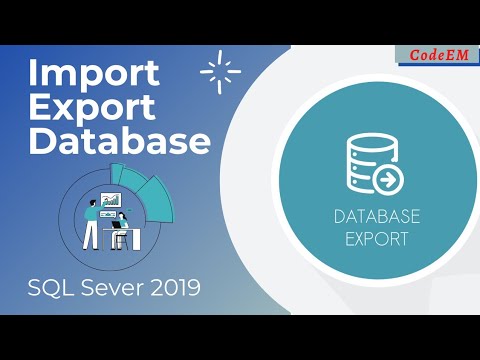 Export & Import Database From SQL Server 2019