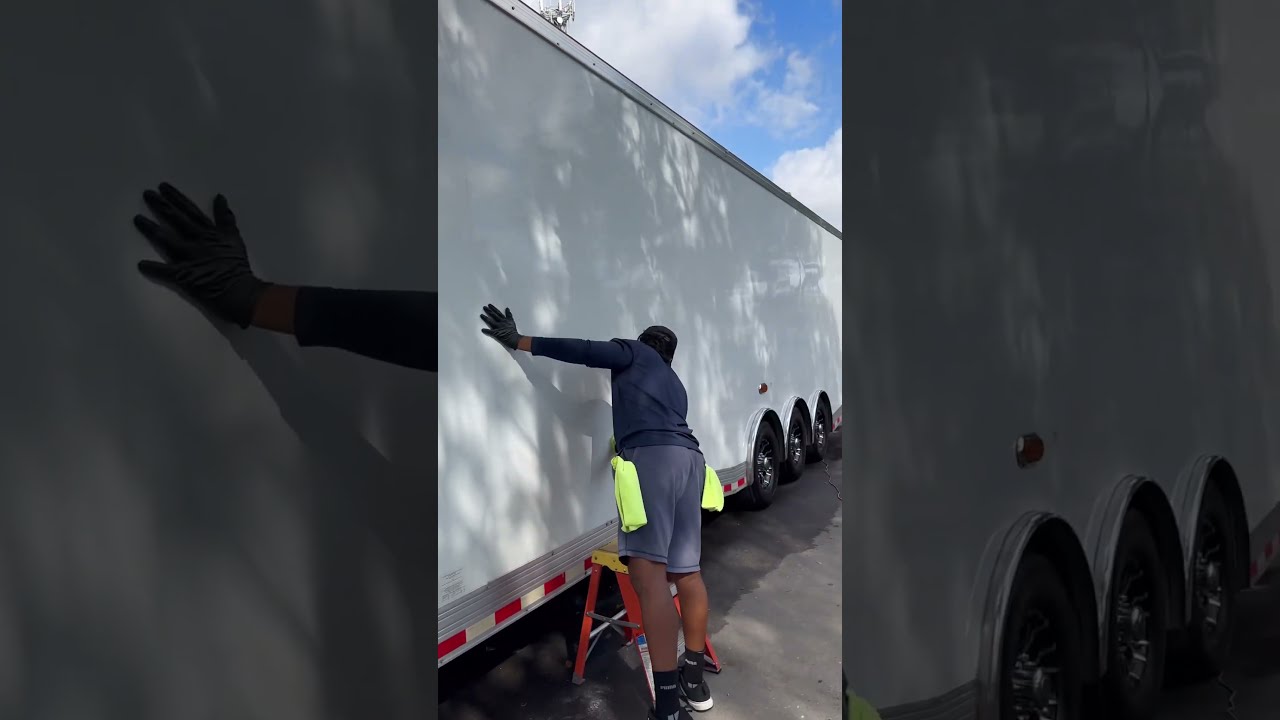 Detailing A Race Trailer Cargo Mate Mobile Onecalldetailing