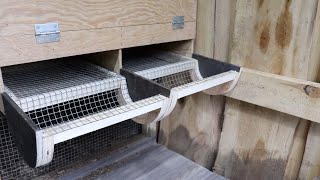 chicken diy roll out egg nesting box