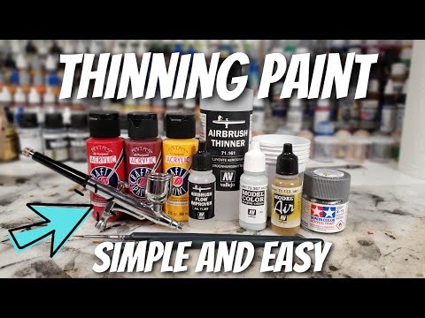 Thinning Acrylic Paint for Airbrush – Recipes and Tutorial - Prowin Tools