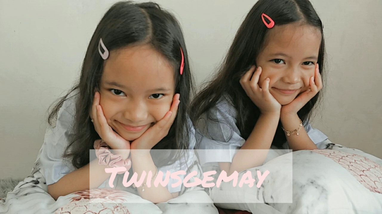 Lucunya Anak Kembar Twinsgemay Pertama Sklh Tapi Di Rmh Ajh Youtube