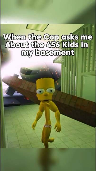 Cop asks about the Kids in my basement #shorts #roblox #bungus #funny