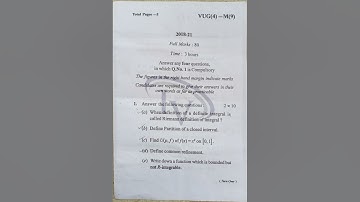 math honours SEM-4(paper-9)//year-2018-21  VBU Hazaribagh//previous year question papers