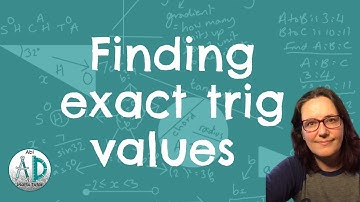 Really easy method to get exact trig values for maths GCSE