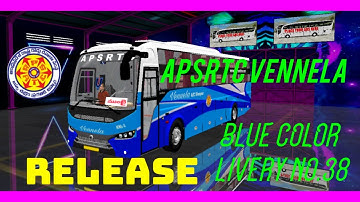 Apsrtc vennela Ac sleeper bus livery for cepella bus .. Livery released .. Review by Srk bussid hub