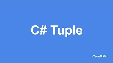 C# Tuple