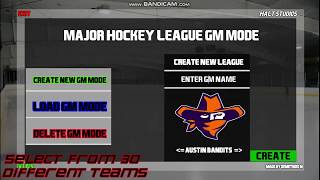 Major Hockey League GM Simulator Promotional Video screenshot 1