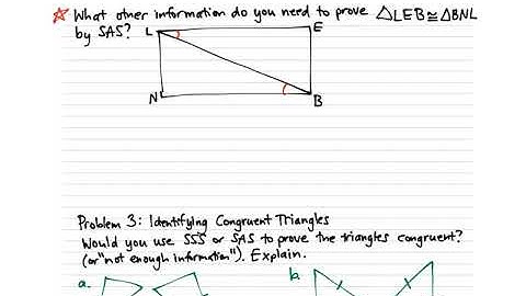 Geom Triangle Congruence by SSS and SAS 4.2