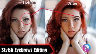 How to Added new stylsh Eyebrows in mobile App Editing by PicsArt #ChandranEdit screenshot 1