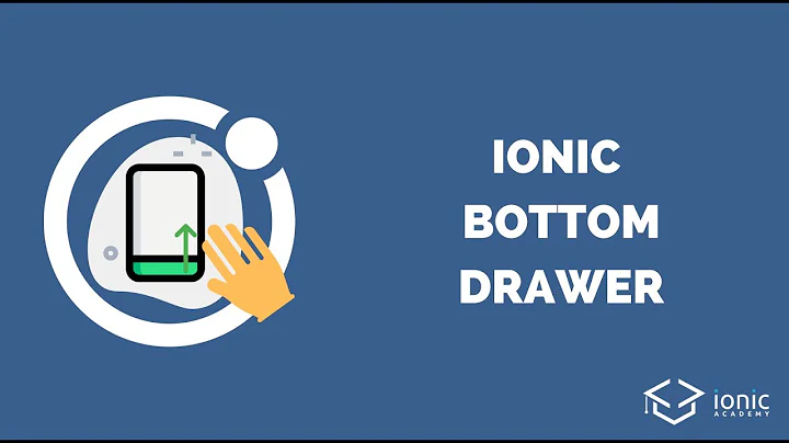 How to Create an Ionic Bottom Drawer with Gestures