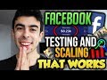 Facebook Ads Testing Strategy And Scaling Strategy That WORK 💰 | Shopify Dropshipping