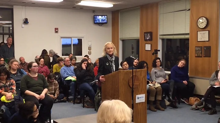 Kathryn Buckley-Brawner speaks at Northampton City...