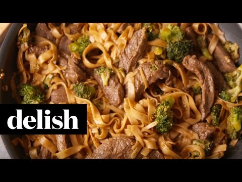 How To Make Beef & Broccoli Noodles | Delish