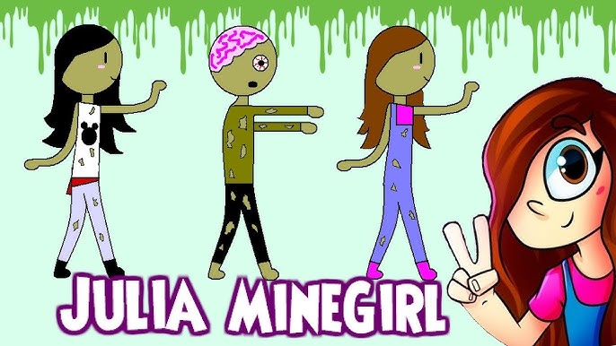 Desenho de Julia Minegirl no inverno! pintado e colorido por