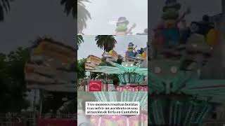 Tres menores resultan heridas tras salir despedidas de una atracción en la feria de Castro Urdiales