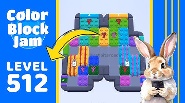 Color Block Jam Level 512 Solution Walkthrough