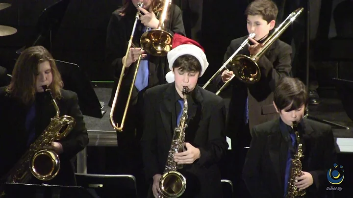 Ligon Jazz Band performs Santa Baby on 12/5/2019