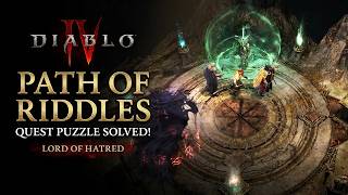 Path of Riddles Quest Puzzle Diablo 4 Lord Of Hatred screenshot 3