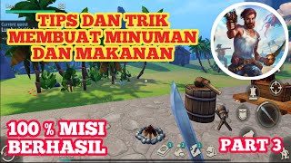 Tips Dan Trik Membuat Minuman Dan Makanan - Survival Island Evo 2 screenshot 2