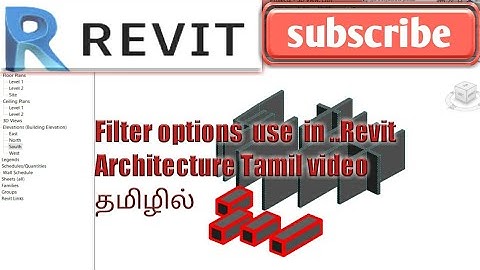 Revit architecture Tamil video tutorial part 17 filter , visibility graphics usage Tamil video