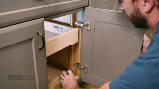 How To: Removing Cabinet Doors with Concealed Hinges